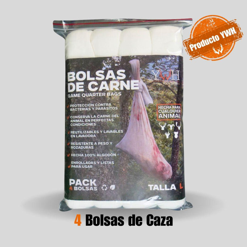 Bolsas para transporte de Carne Young Wild Hunters | Reutilizables y antibacterias - Young Wild Hunters