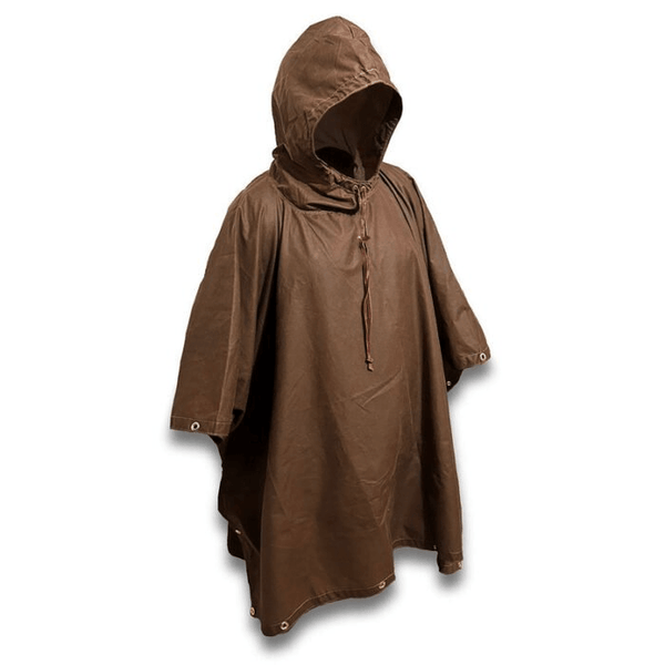 Oilskin Poncho Shelter - Young Wild Hunters