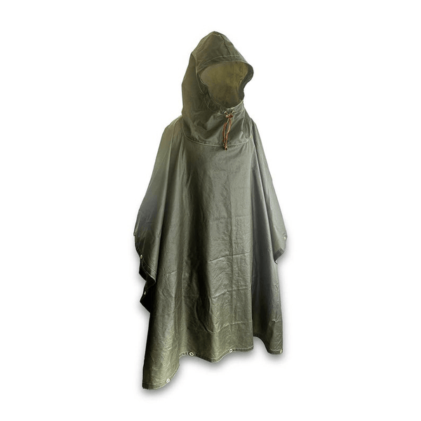 Oilskin Poncho Shelter - Young Wild Hunters