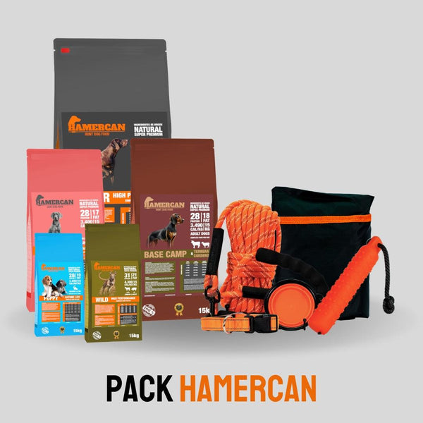 Pack Hamercan - Pienso + Pack Perro - Young Wild Hunters
