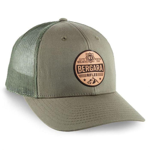 Gorra Bergara Mountain Leather Patch Cap-Green